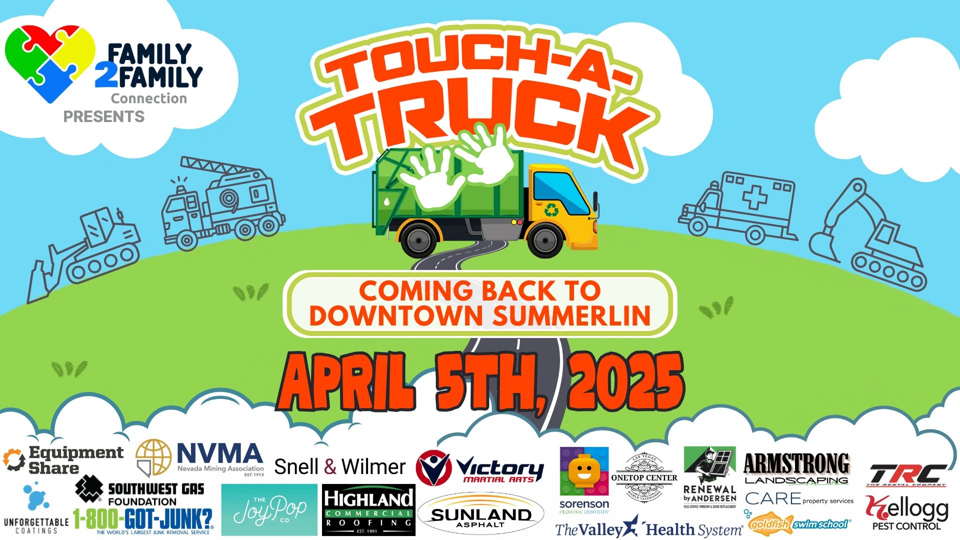 Touch A Truck Family Event Kids Activities Trucks Family Event